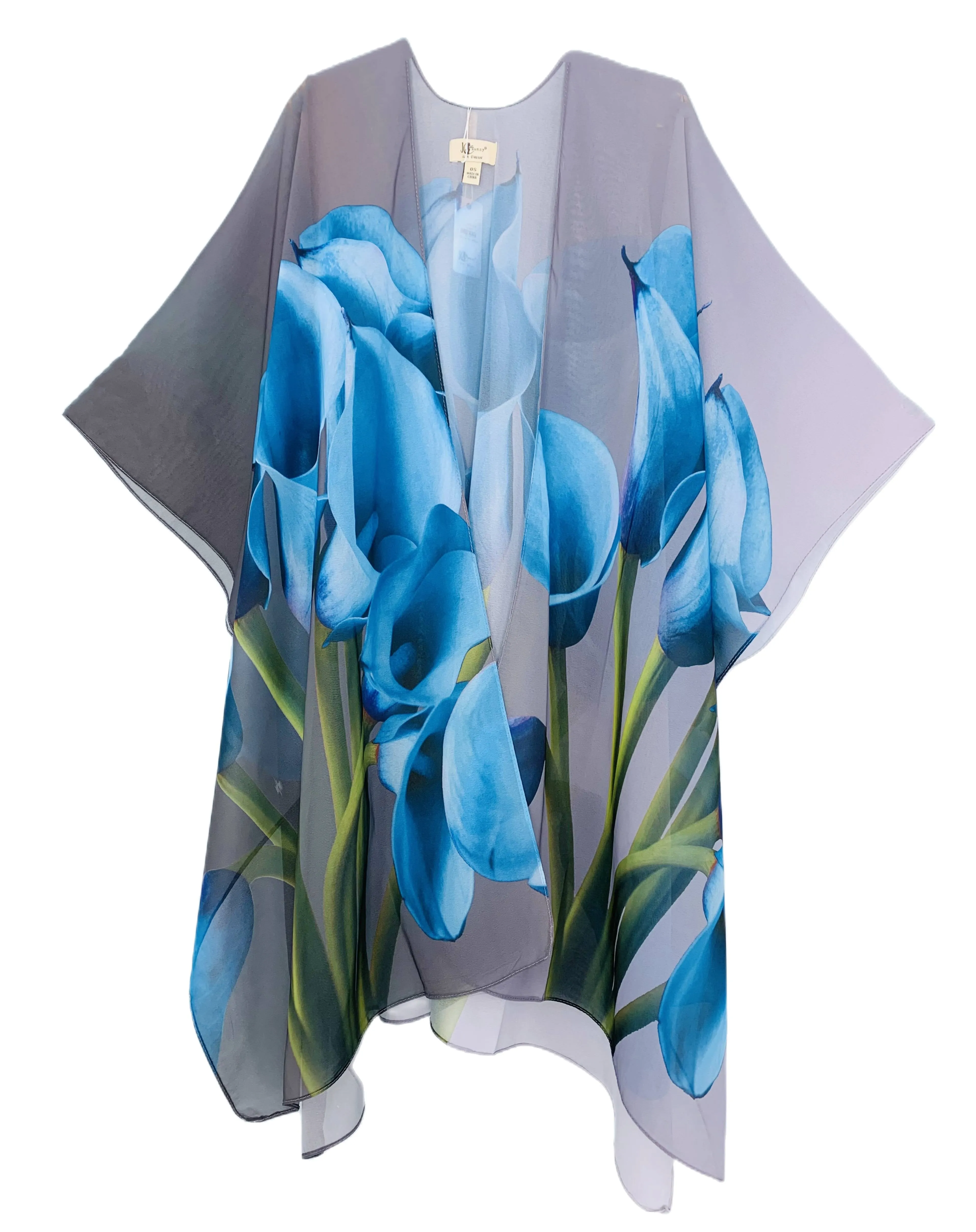 7 Colors--JC060901 Calla Lily Kimono