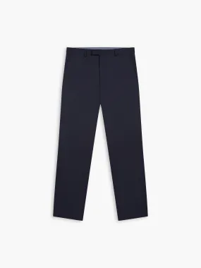 Aldgate Slim Fit Navy Trousers Plus Size