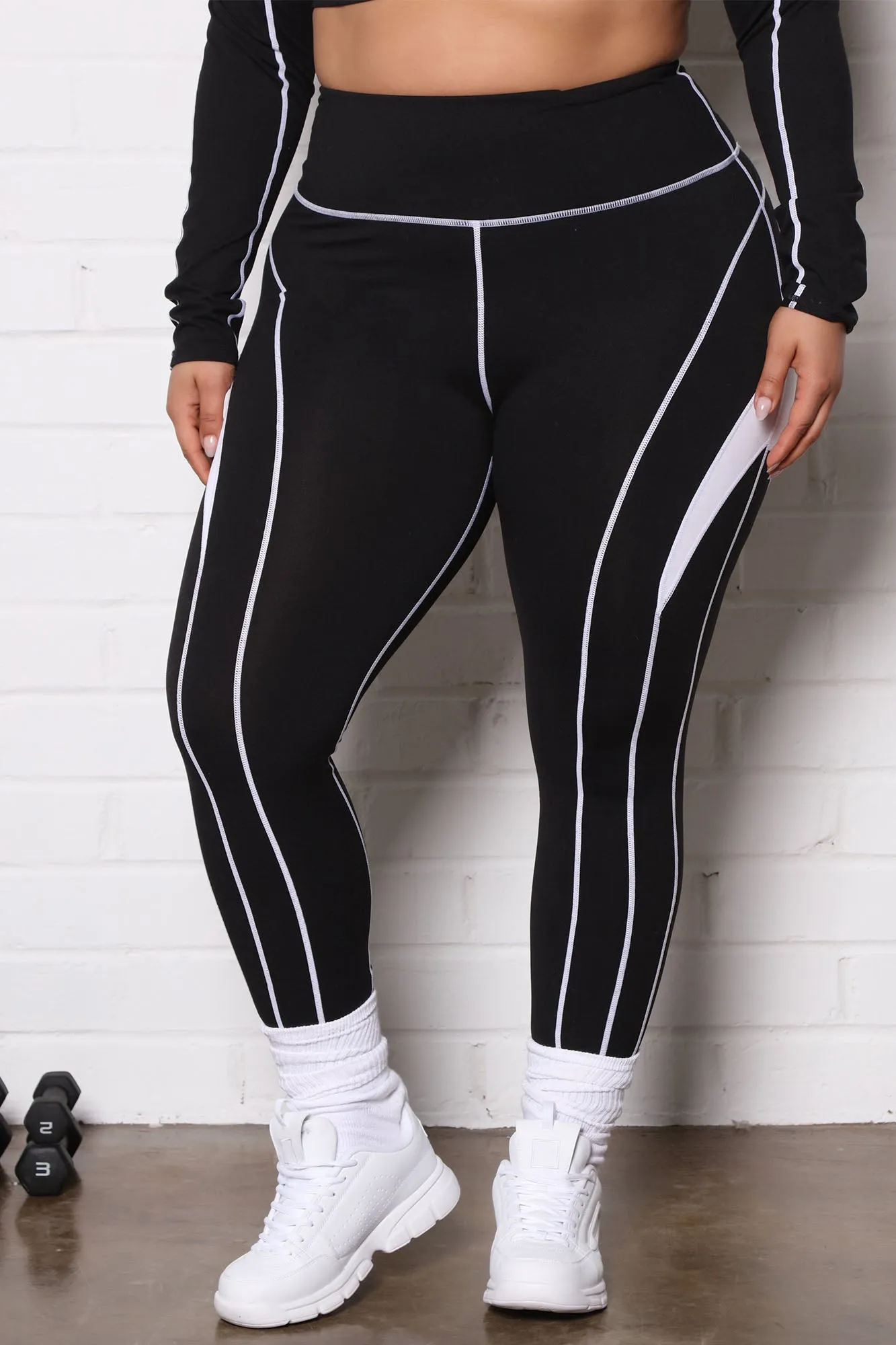 All Lined Up Too Active Leggings In Sculpt Tech - Black