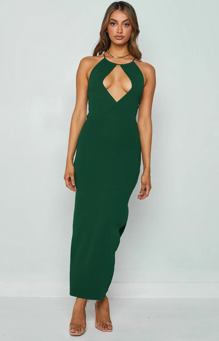 Blondie Midi Dress Emerald