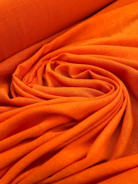 Capri Linen - Red Orange