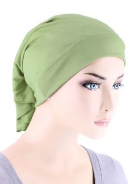 CE-BDNAWRAP-SAGE#Bandana Wrap in Sage Green