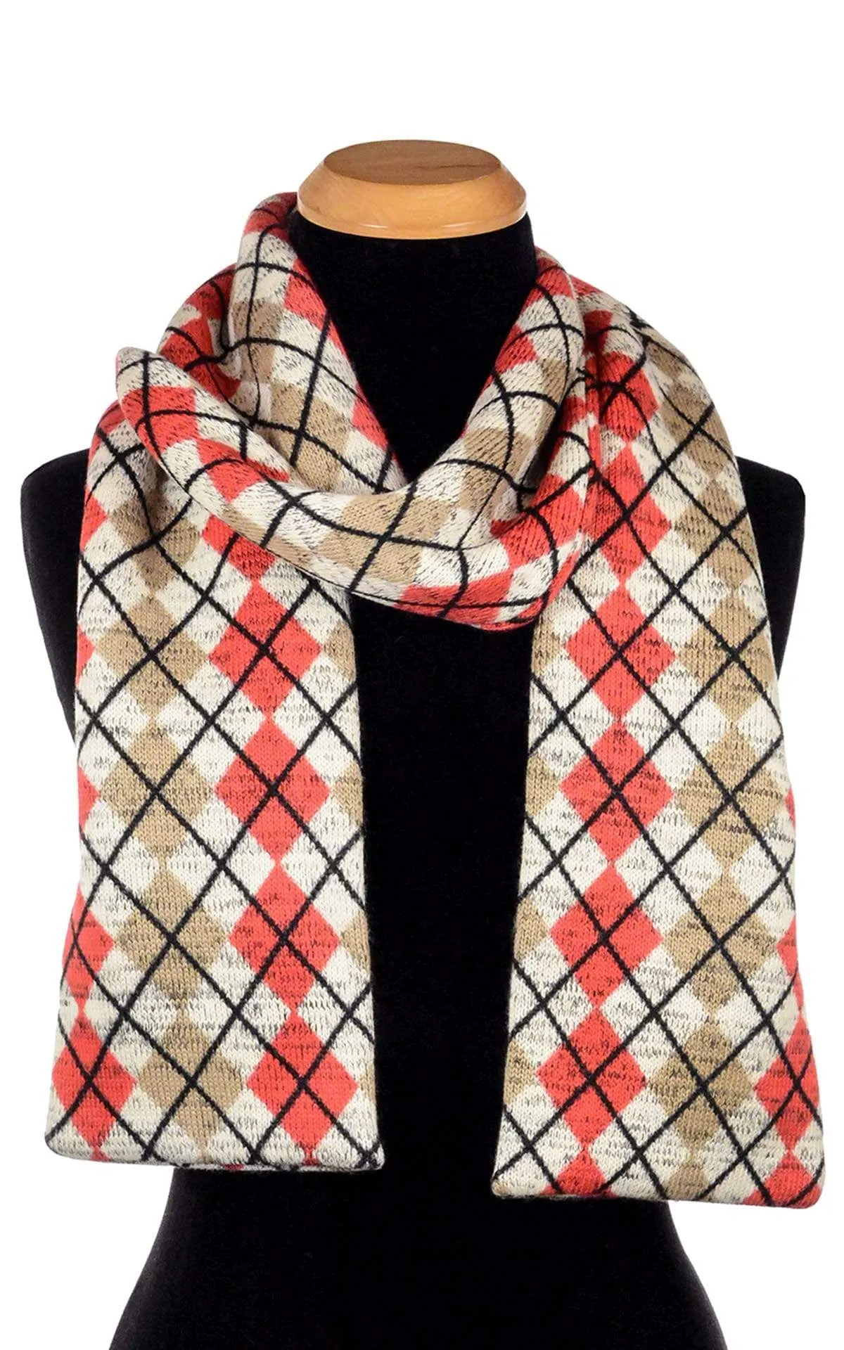 Classic Scarf -  Argyle in Candied Apple (Only One Available)