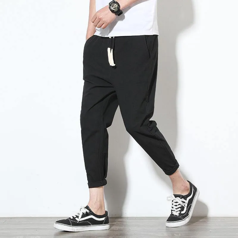 Cotton Slim Fit Trousers