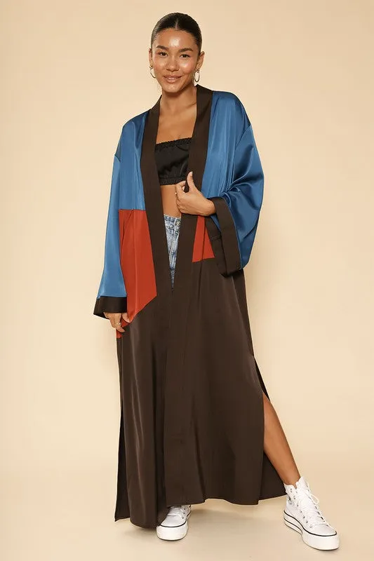 Desert Night Stylish Kimono Maxi Cardigan