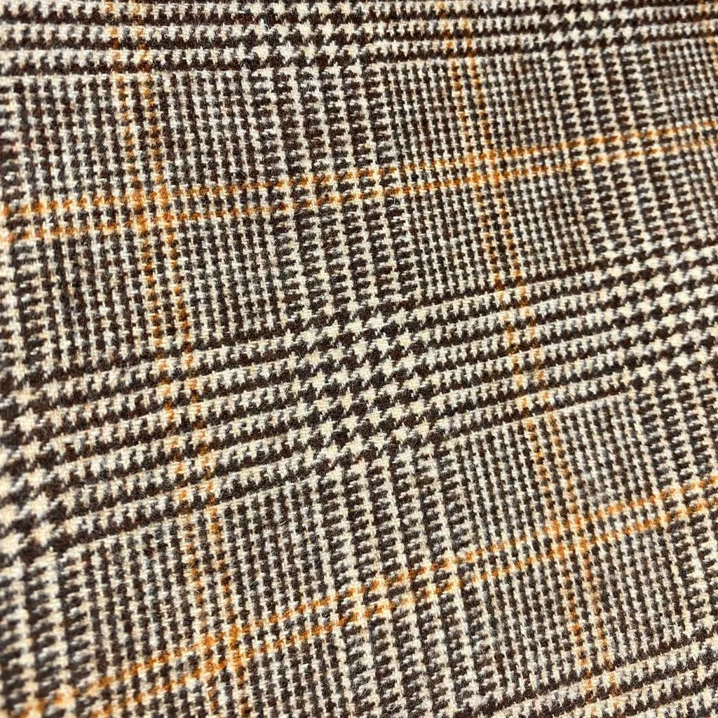 Ditsy Dogtooth Tartan Wool Mix Fabric