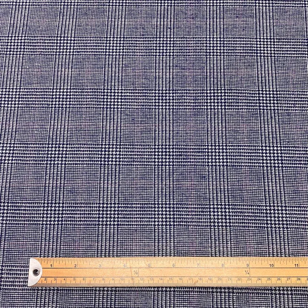 Ditsy Dogtooth Tartan Wool Mix Fabric