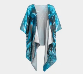 Fauna Blues Draped Kimono