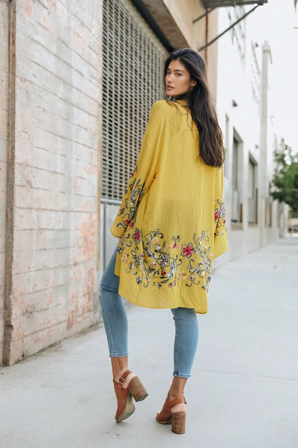 Flower Child Long Kimono Cardigan