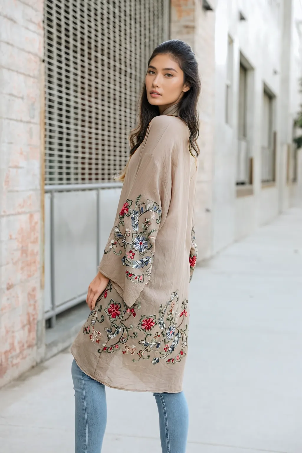 Flower Child Long Kimono Cardigan