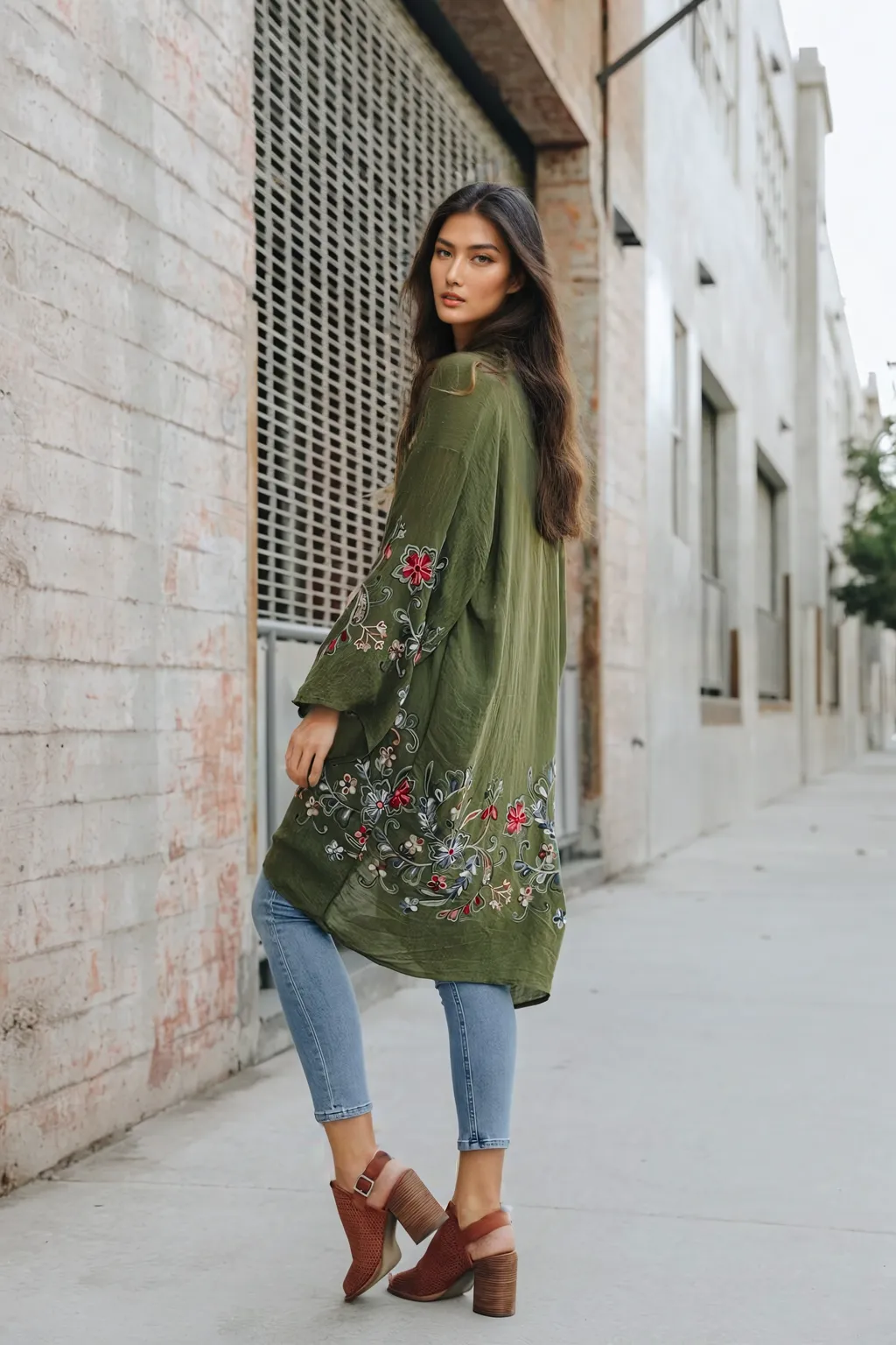 Flower Child Long Kimono Cardigan