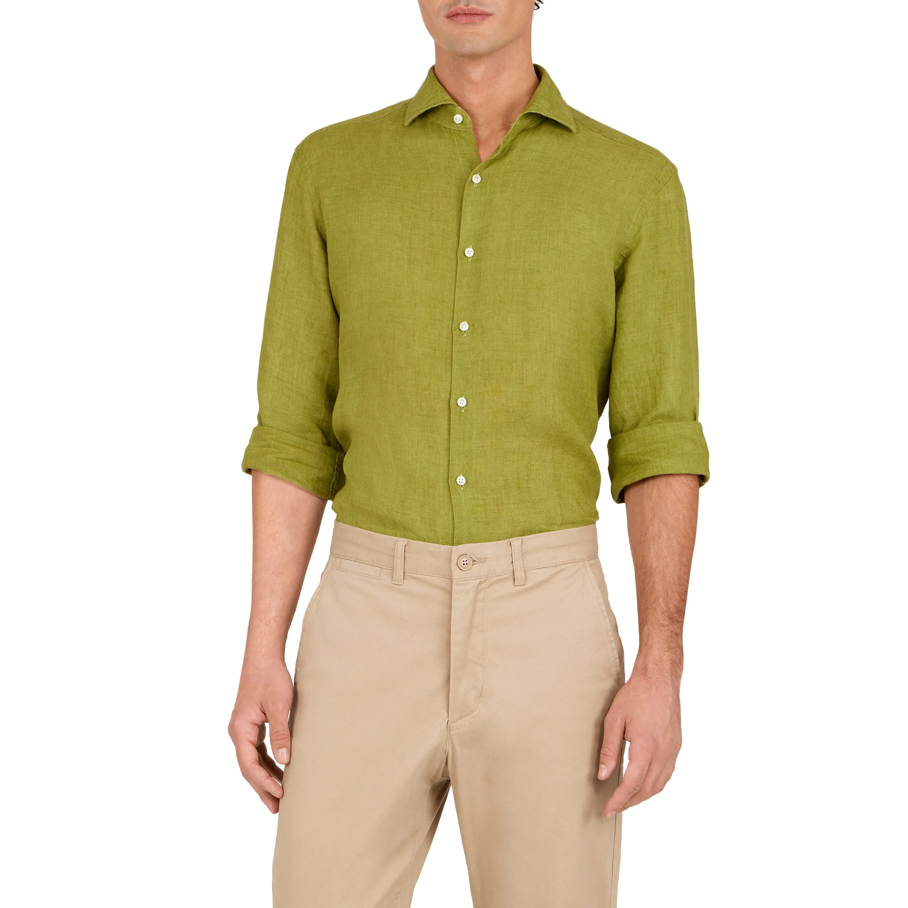 Havana '32 Olive Linen Sport Shirt