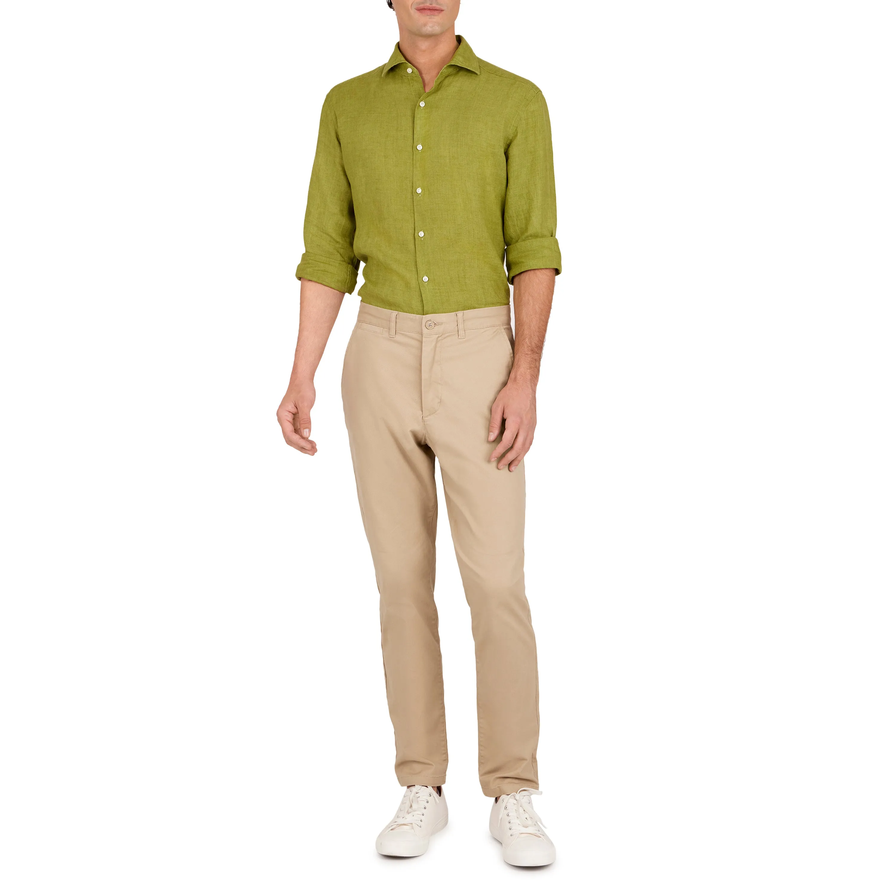 Havana '32 Olive Linen Sport Shirt