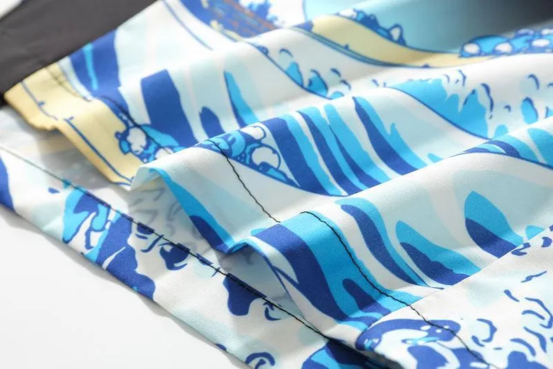 Japanese Waves Kimono