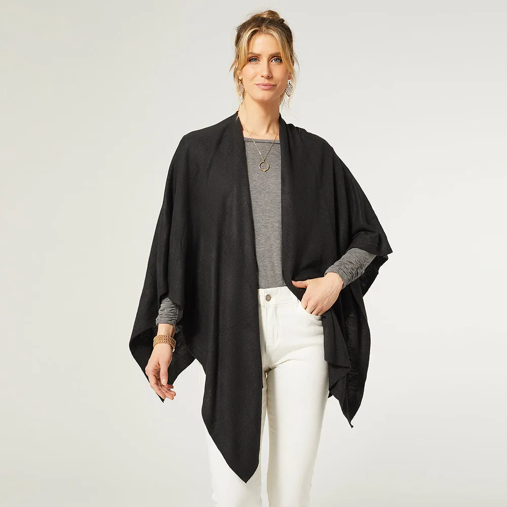 Kiara Lightweight Wrap - Black