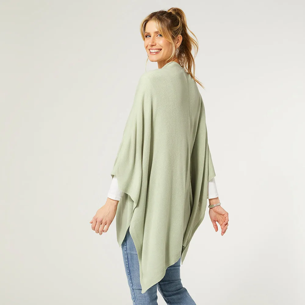 Kiara Lightweight Wrap - Butterfly Green