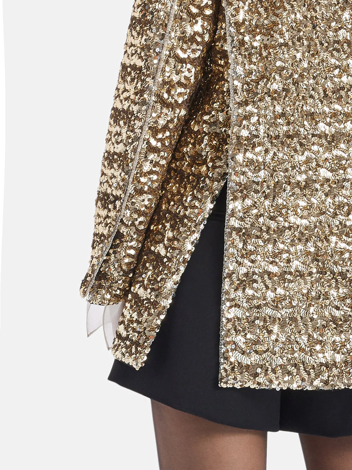 Light Luxury Sequin Heavy-Duty Blazer