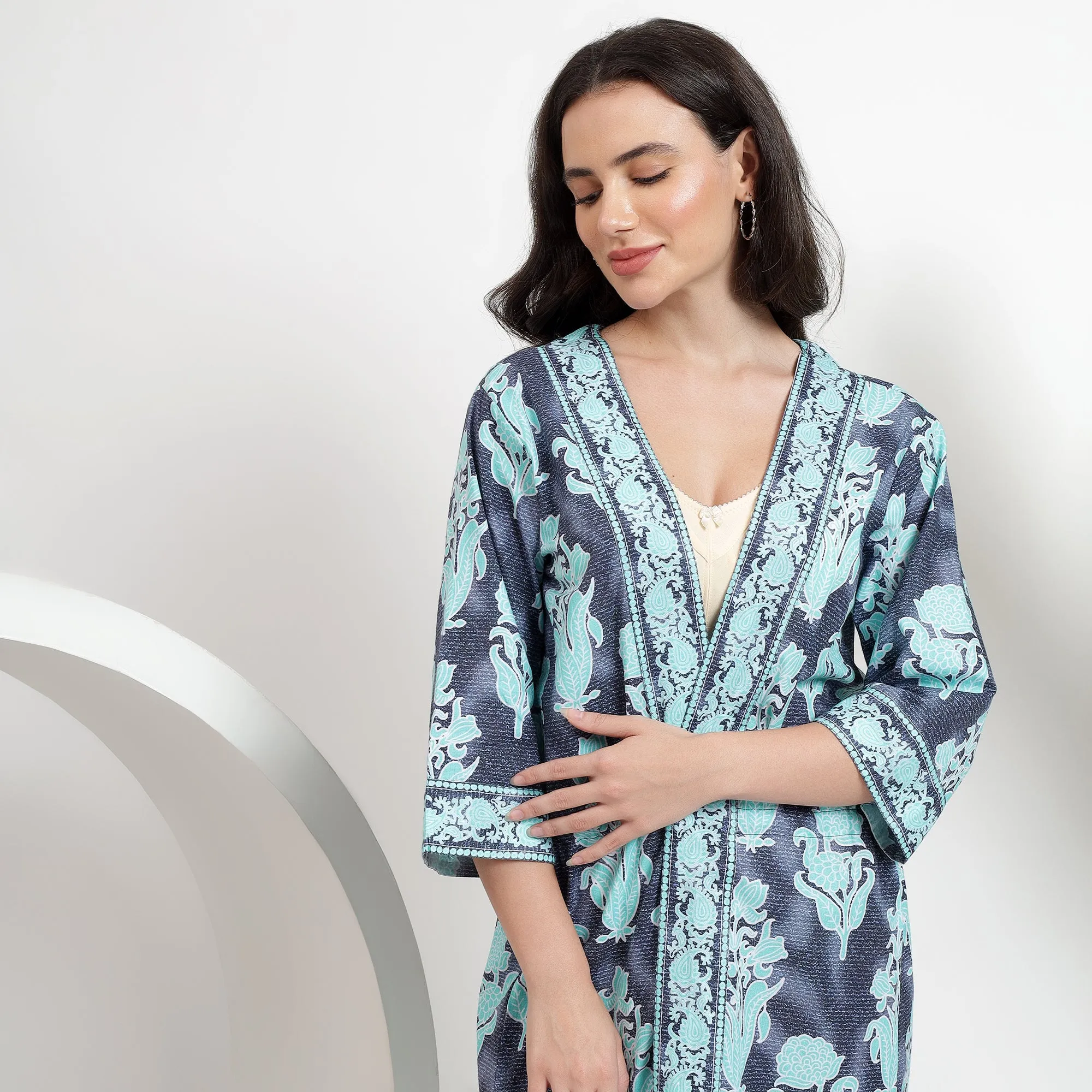 Lightweight Cotton Robes for Women | Beach Cover-Up Dress