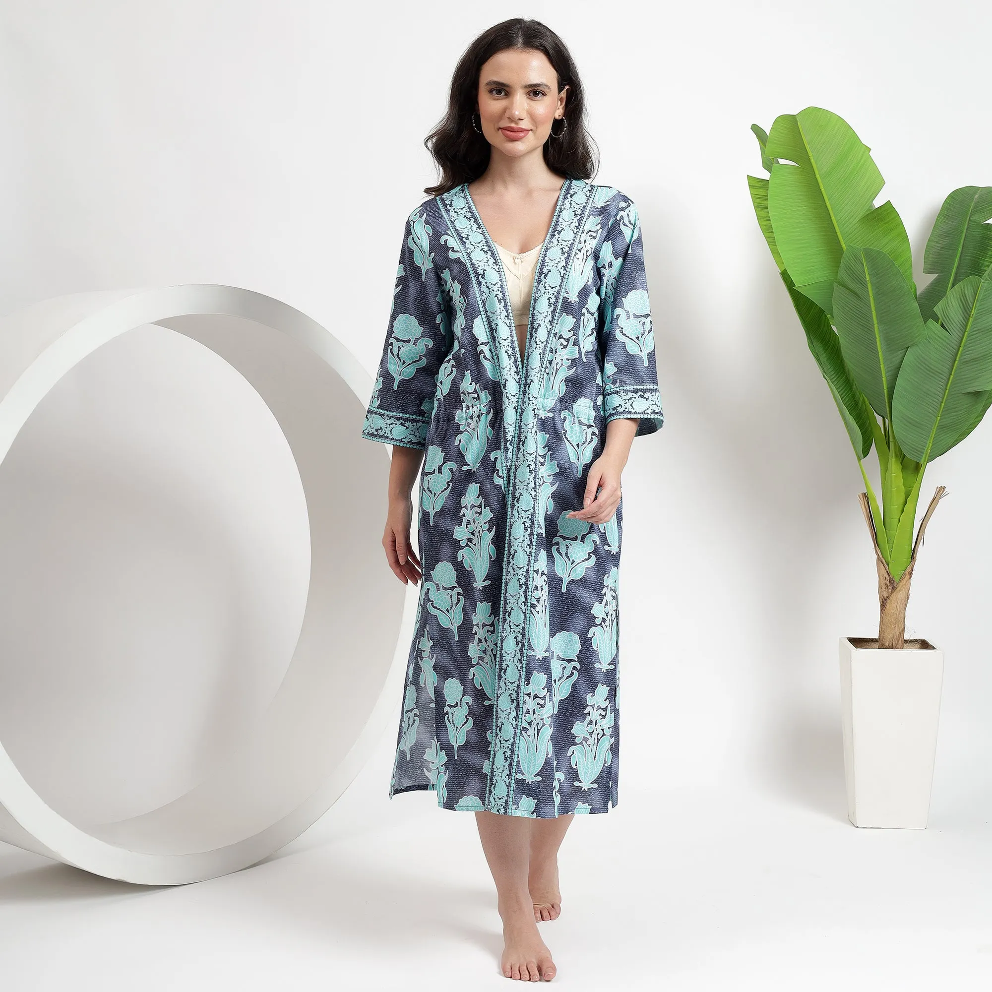 Lightweight Cotton Robes for Women | Beach Cover-Up Dress