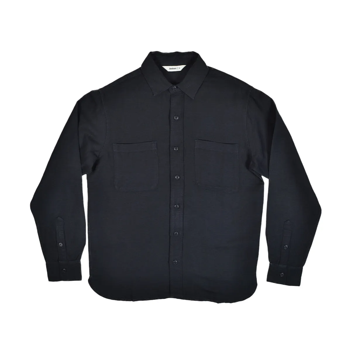 MECHANIC SHIRT - MIDNIGHT LINEN