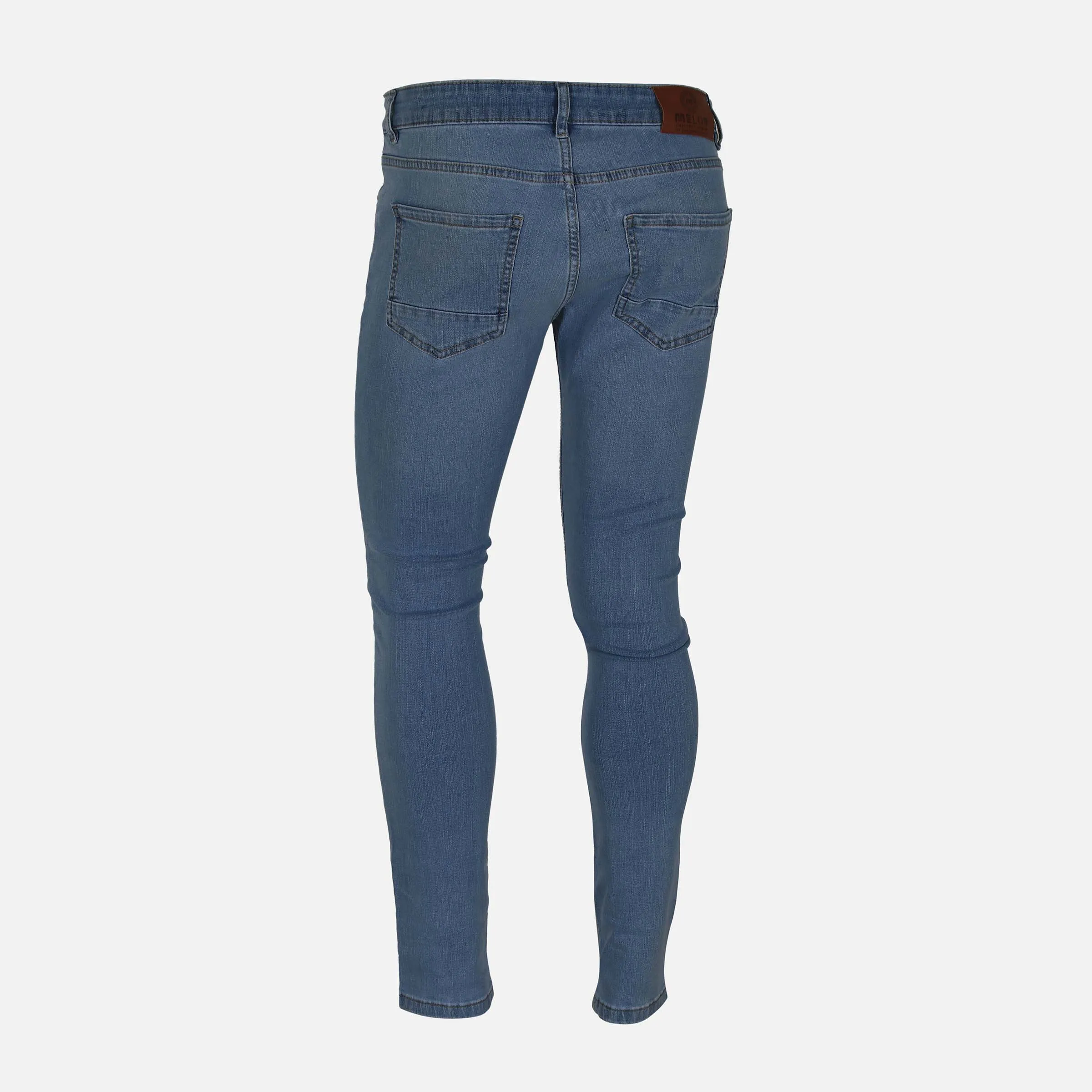 MEN SLIM FIT DENIM TROUSERS