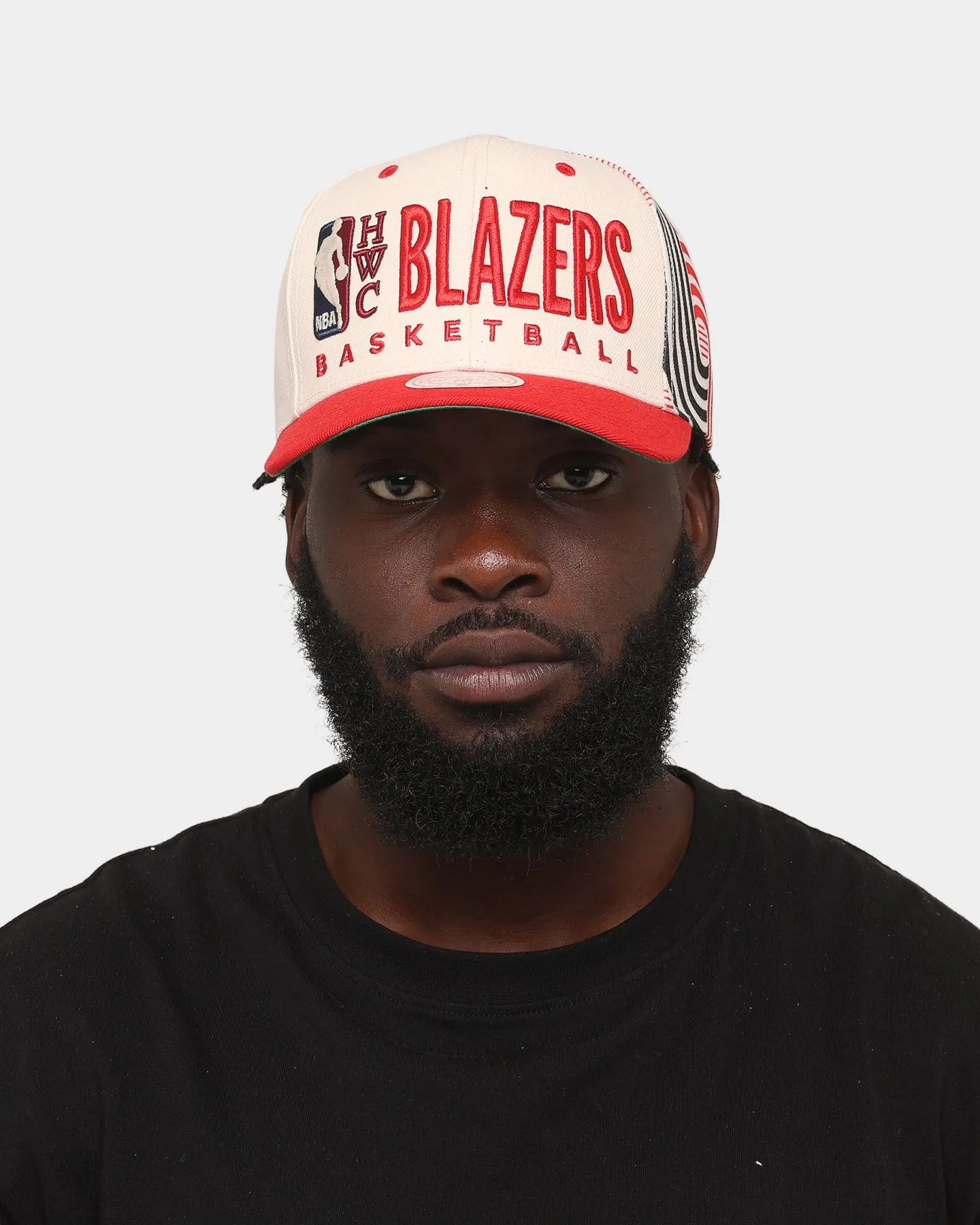 Mitchell & Ness Portland Trail Blazers '90s Training Camp' Pro Crown Snapback Cream