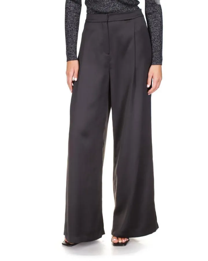 MK Satin Wide Leg Pants