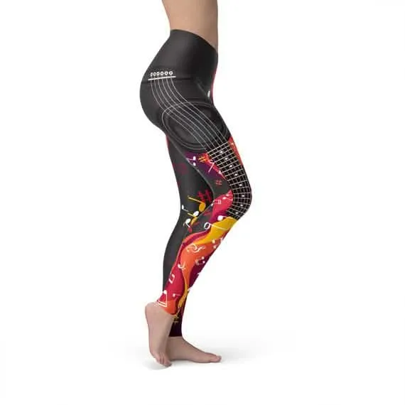 Musical Vibes Performance Leggings