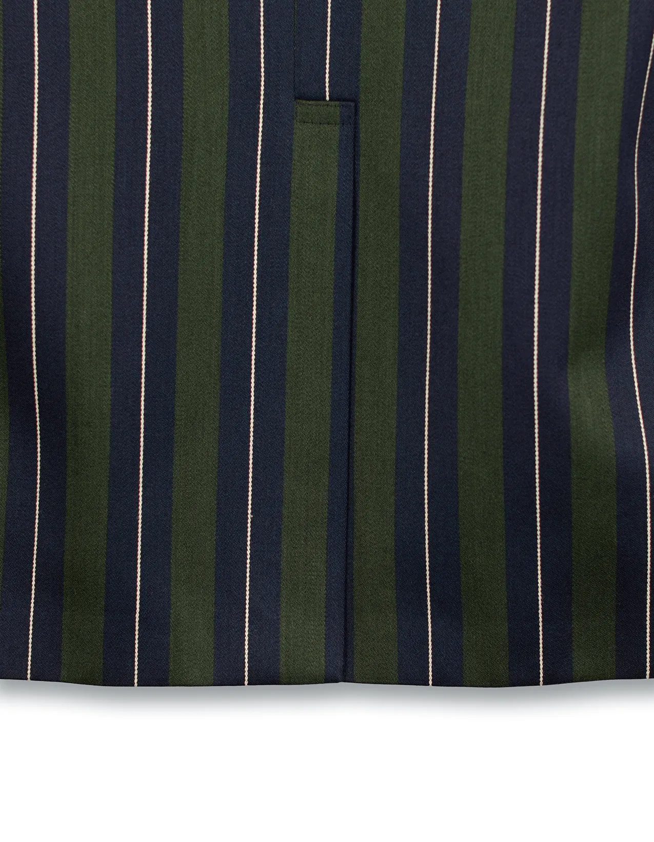 NAVY/GREEN STRIPE BLAZER