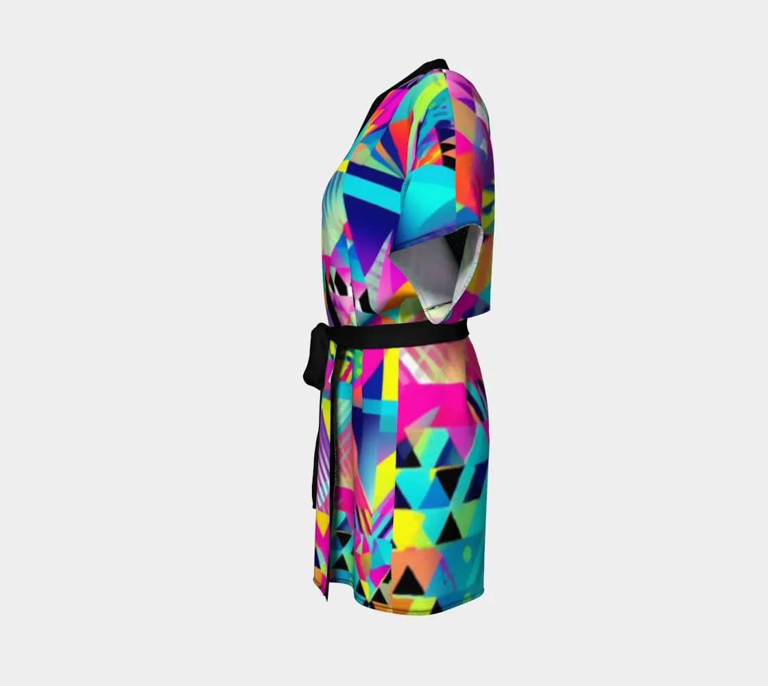 NEON SHAPES KIMONO | ACIDMATH AI