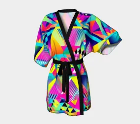 NEON SHAPES KIMONO | ACIDMATH AI