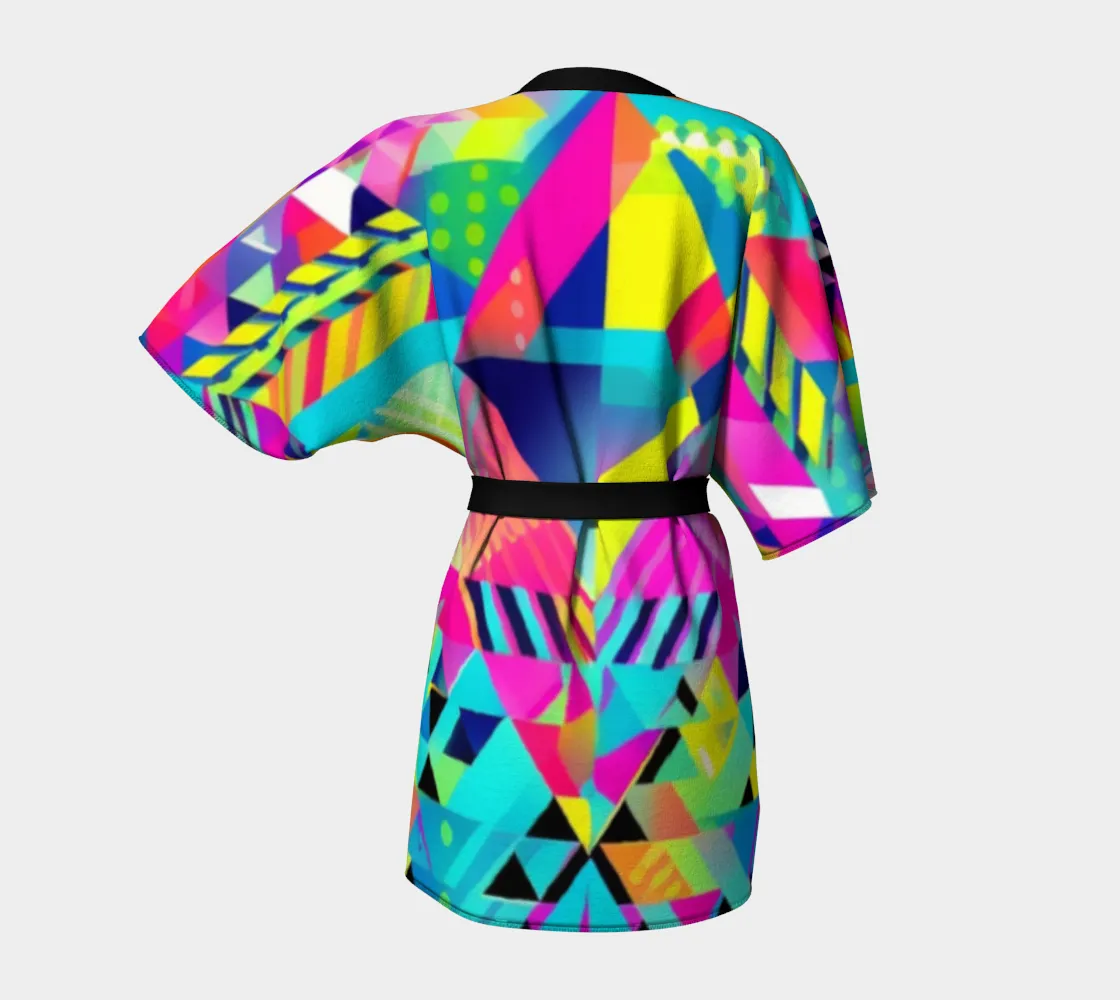 NEON SHAPES KIMONO | ACIDMATH AI