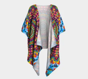 PEACE LOVE AND GOOD VIBES | DRAPED KIMONO | IMRAN