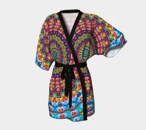 PEACE LOVE AND GOOD VIBES | KIMONO ROBE | IMRAN