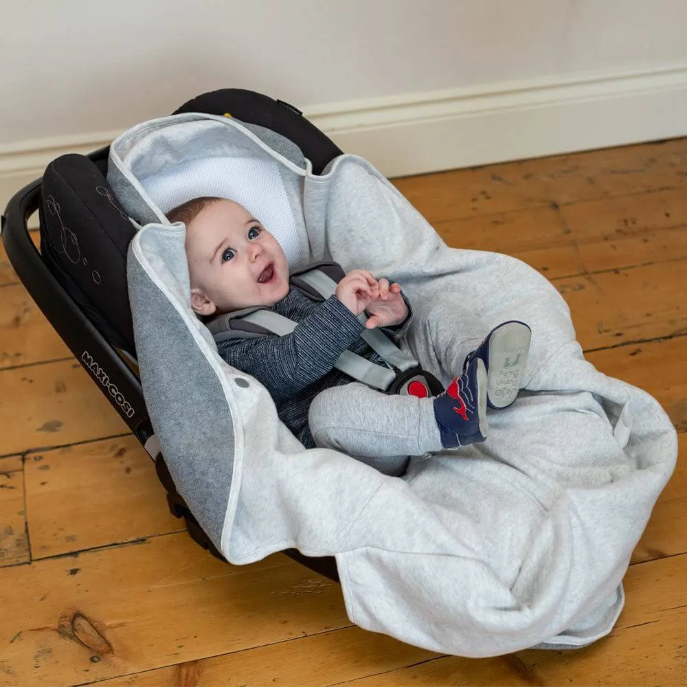 Purflo Cosy Wrap Travel Blanket (Minimal Grey)