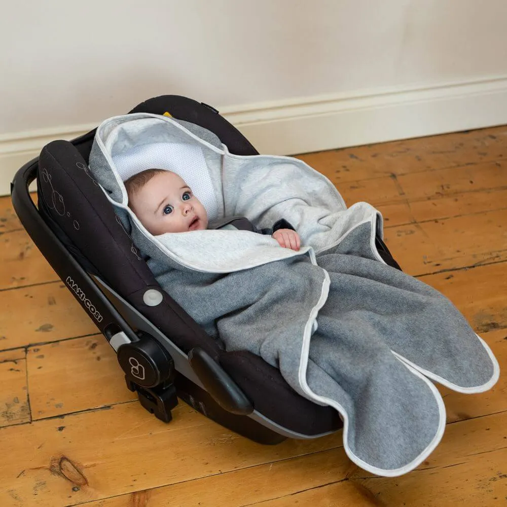 Purflo Cosy Wrap Travel Blanket (Minimal Grey)