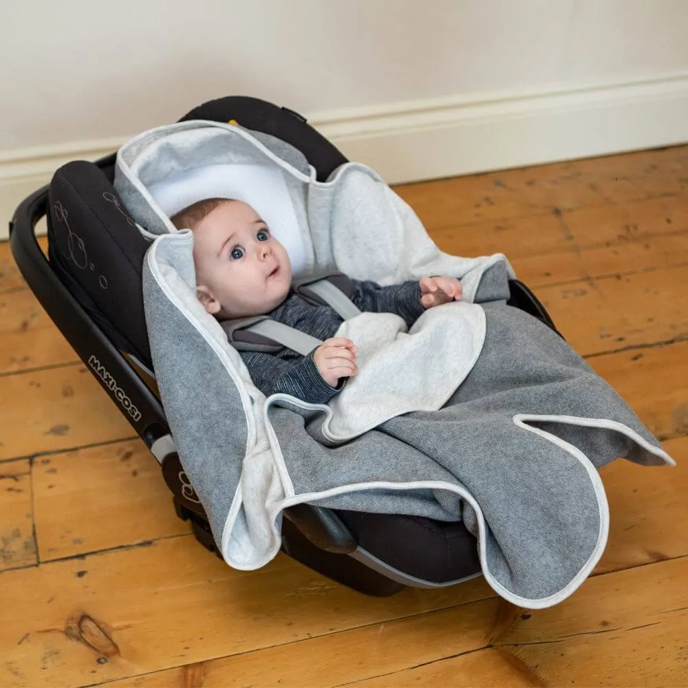 Purflo Cosy Wrap Travel Blanket (Minimal Grey)