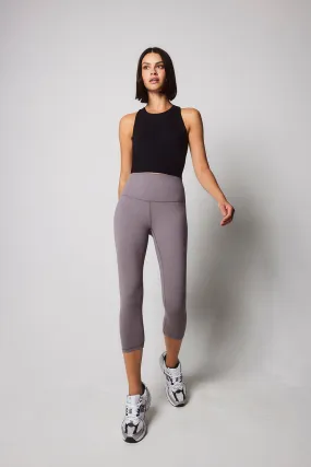 Revitalise Cropped High Waisted Leggings - Mauve