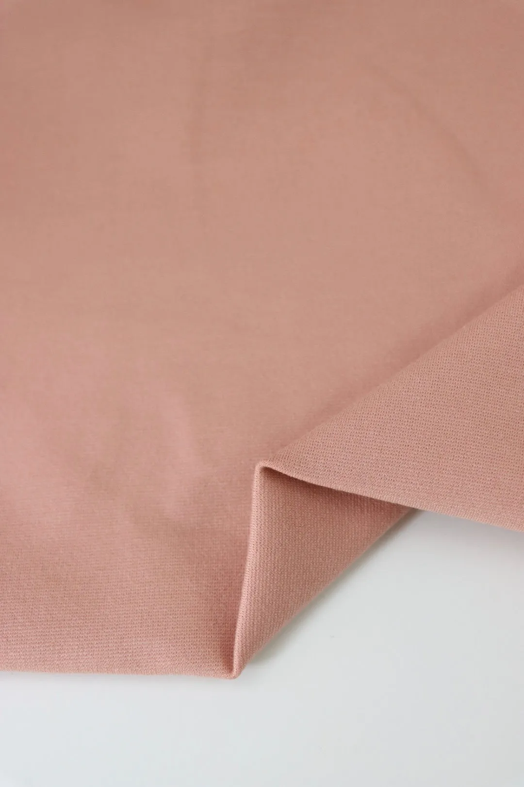 Rosy Mauve Viscose Nylon Ponte