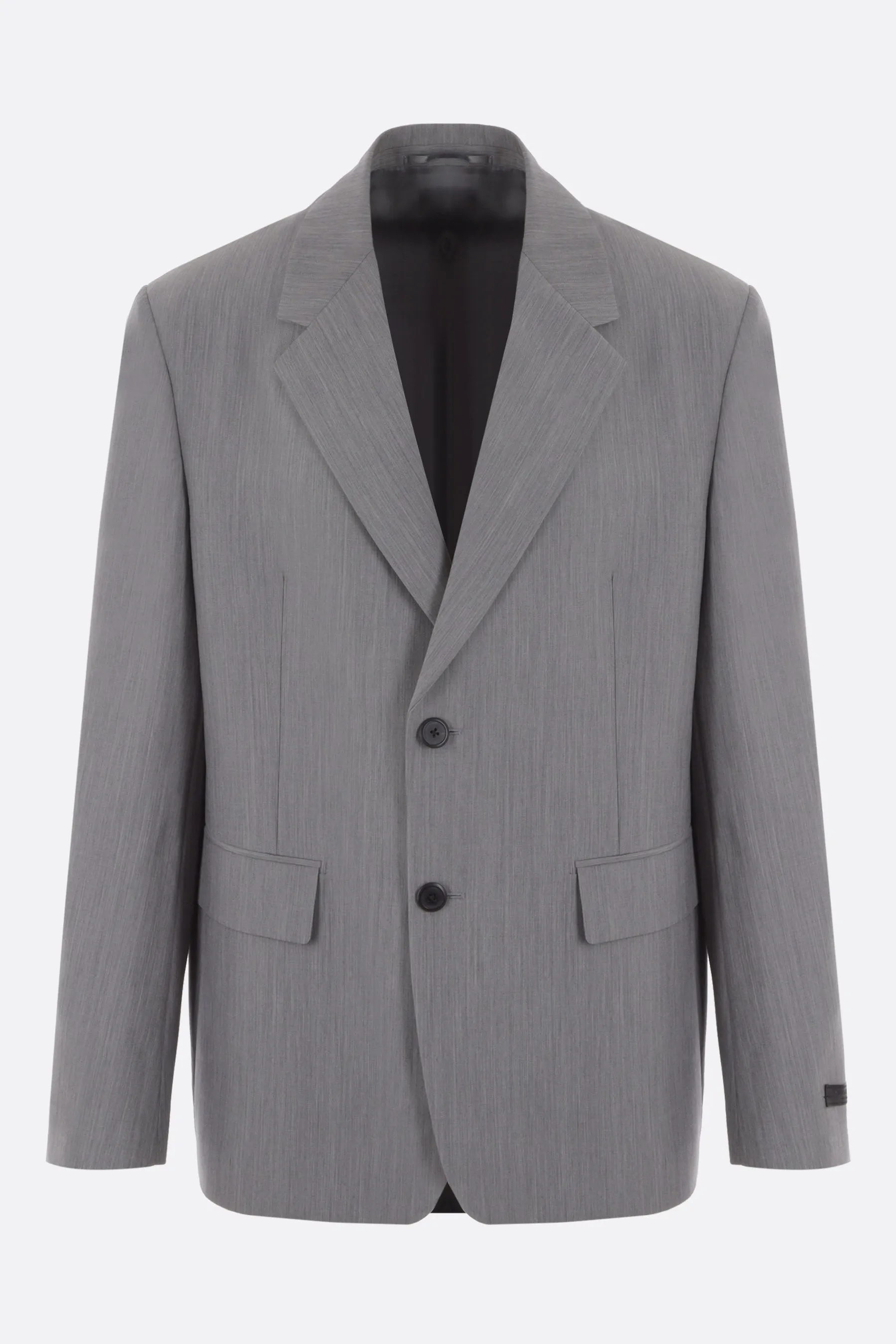 Single-breasted Wool Mohair Blazer