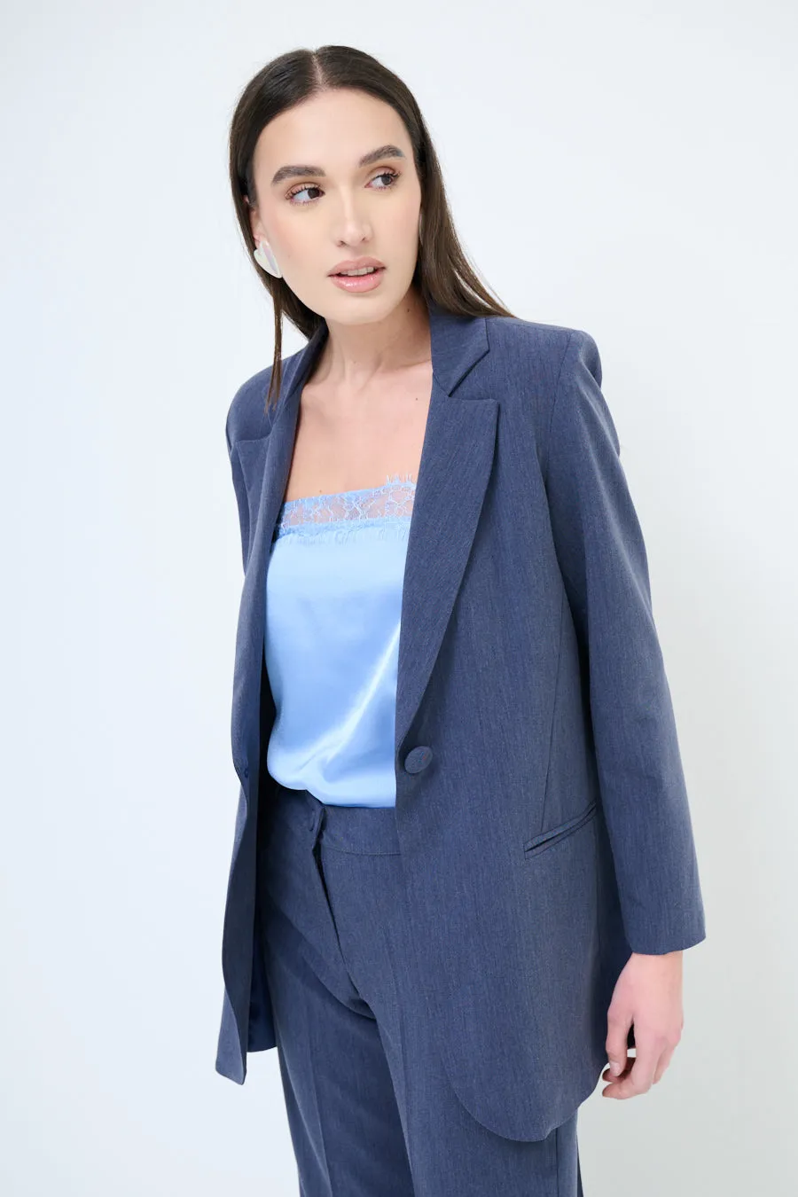 Single-button classic blazer wholesale