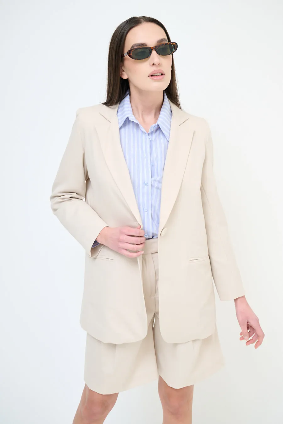 Single-button classic blazer wholesale