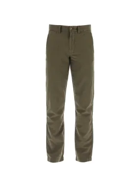 Slim-Fit Linen Blend Pants