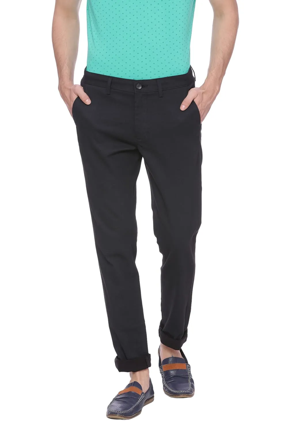 Slim Fit Printed Stretch Trouser