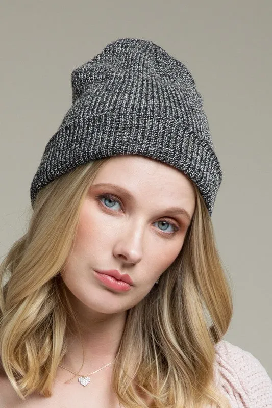 slouchy knit beanie