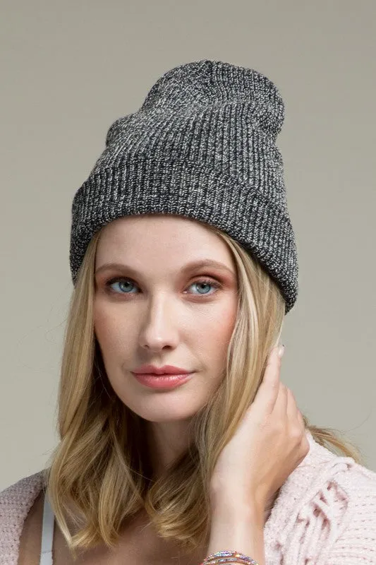 slouchy knit beanie