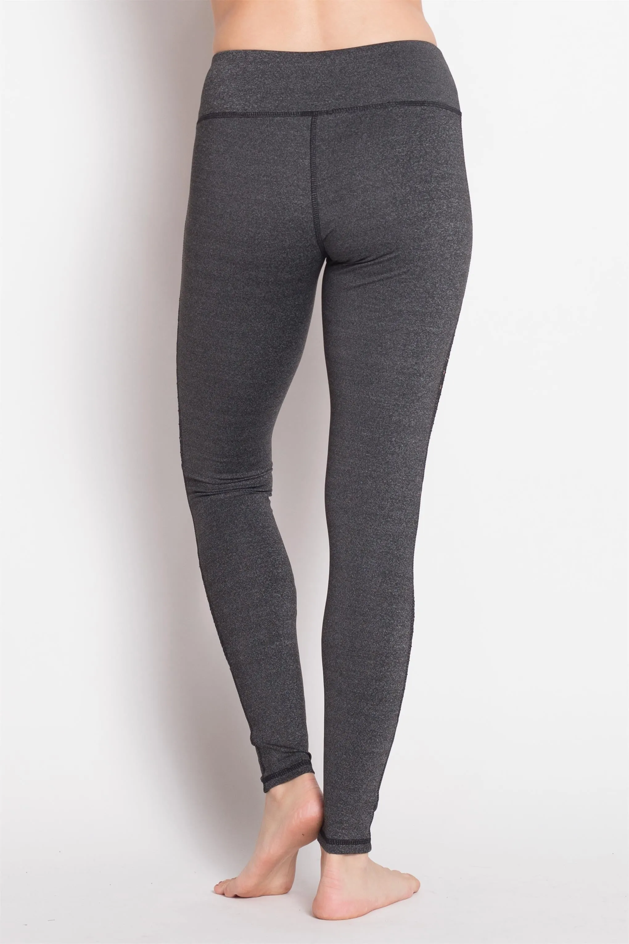 Stylish mesh workout high performance legging.