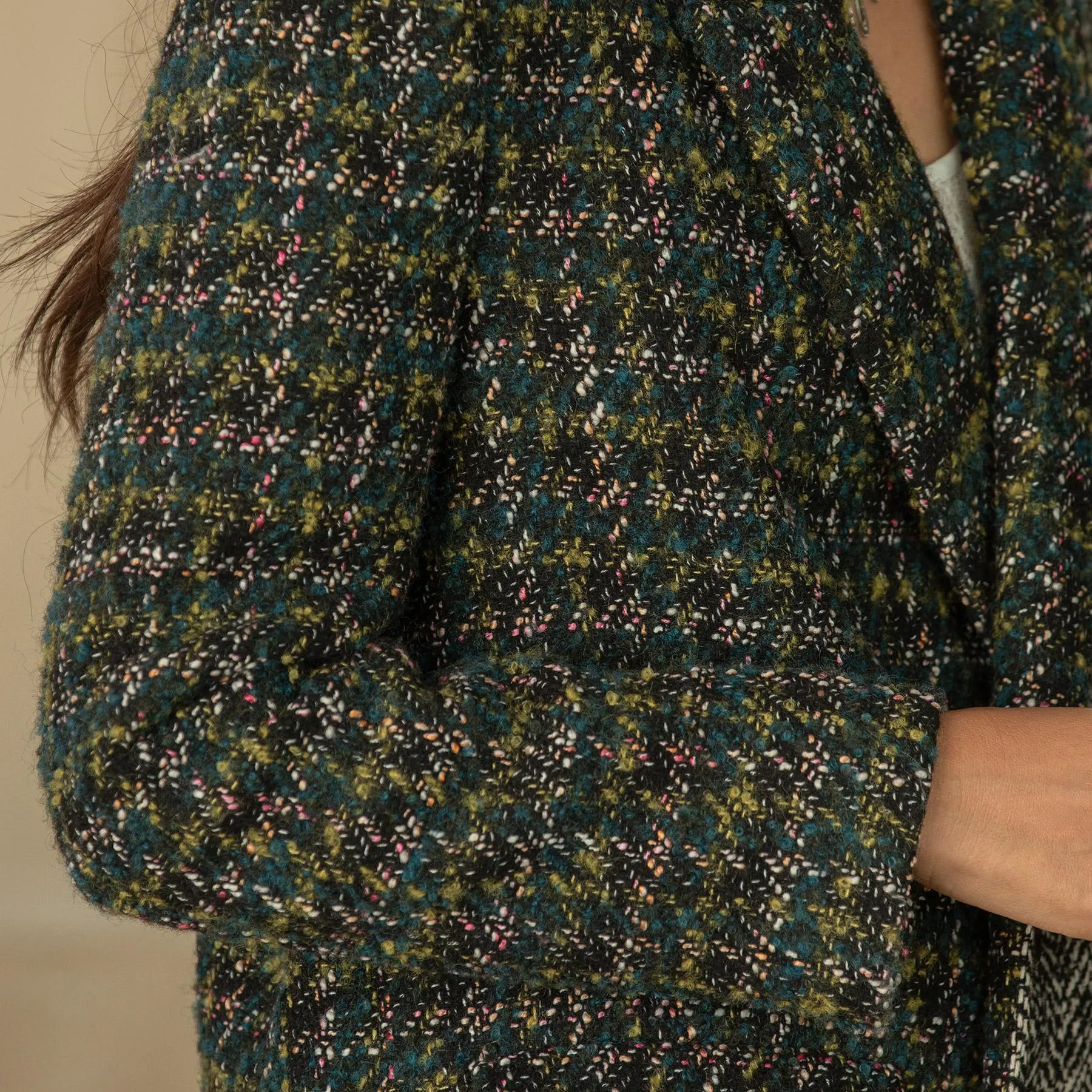 Texture Mix Blazer