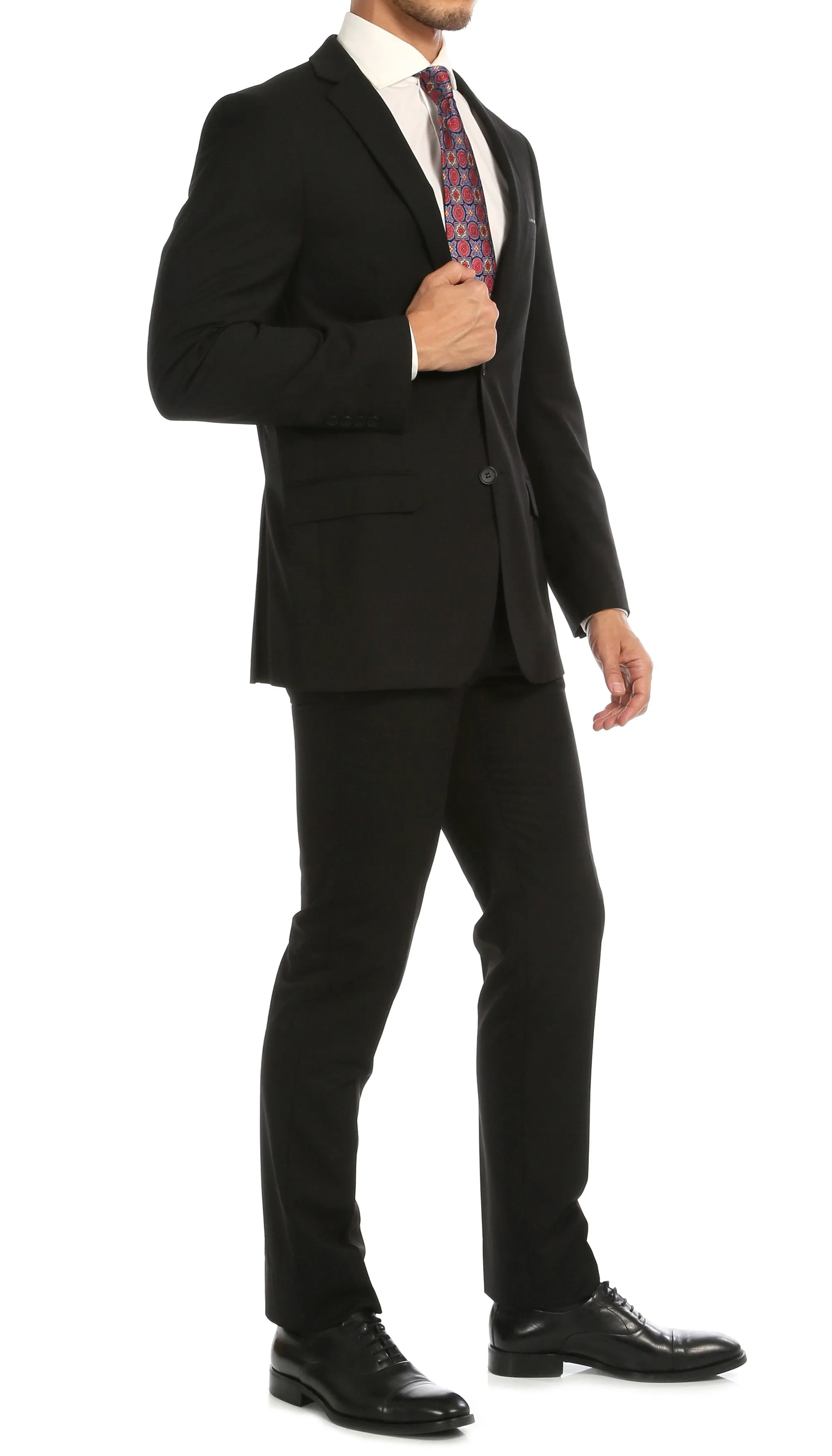 Windsor Black Slim Fit 2 Piece Suit