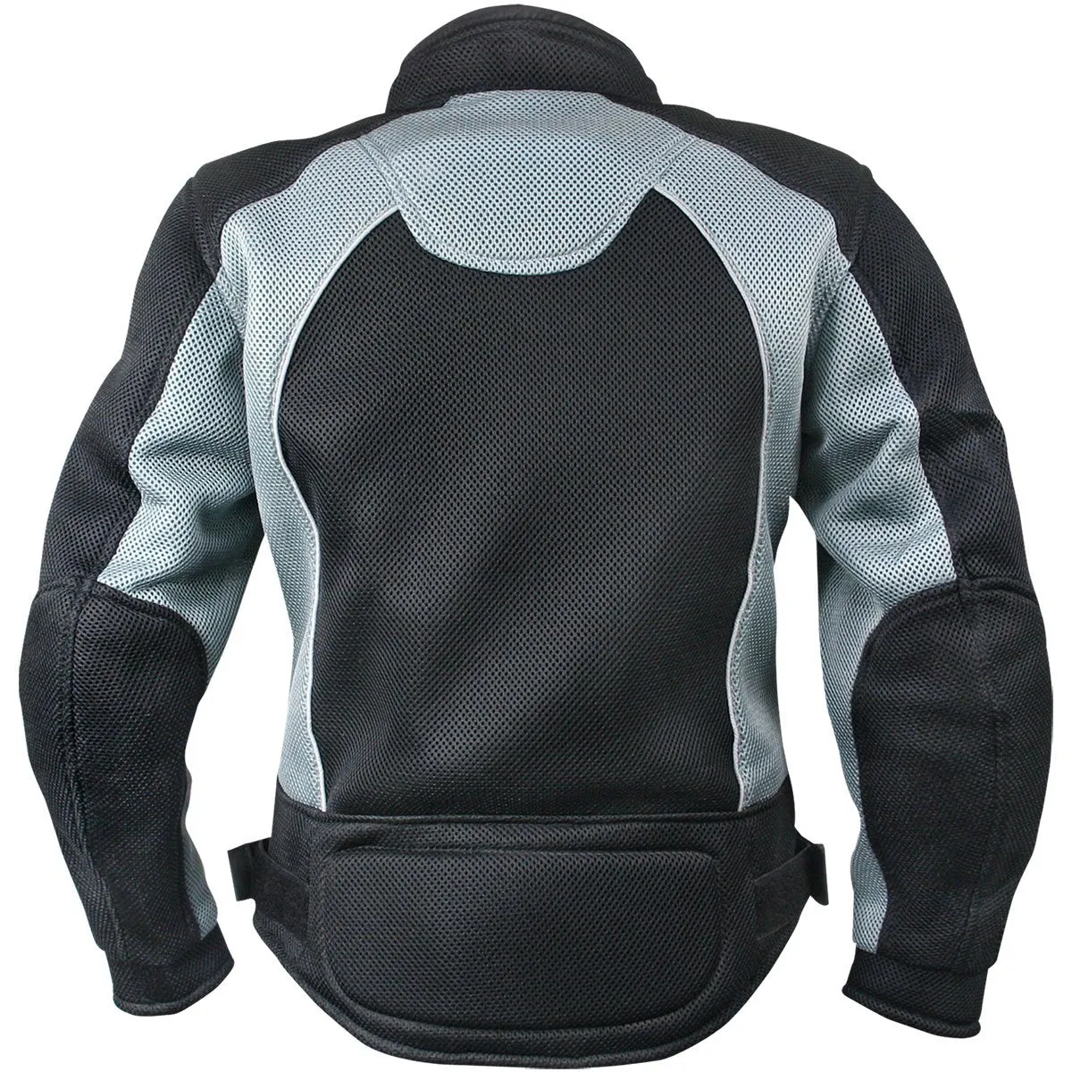 Xelement CF507 Women's 'Guardian' Black and Grey Mesh Jacket with X-Armor Protection